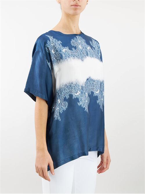 Printed satin blouse Ermanno by Ermanno Scervino ERMANNO BY ERMANNO SCERVINO |  | D44EL025EB7MF883